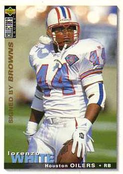 Lorenzo White Cleveland Browns 1995 Upper Deck Collector's Choice #114